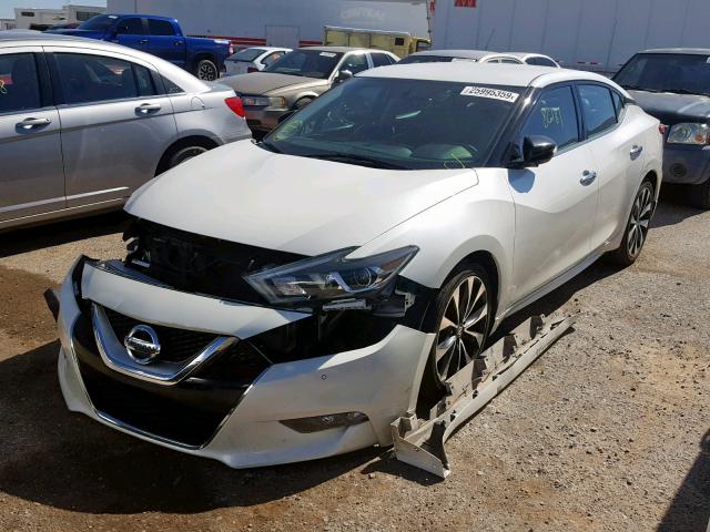 1N4AA6AP8GC391378 - 2016 NISSAN MAXIMA 3.5 WHITE photo 2