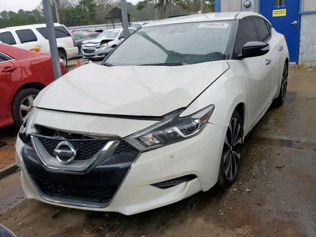 1N4AA6AP3GC384659 - 2016 NISSAN MAXIMA 3.5 WHITE photo 2