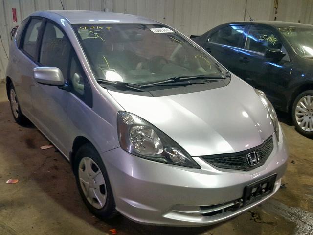 JHMGE8H3XDC052803 - 2013 HONDA FIT SILVER photo 1