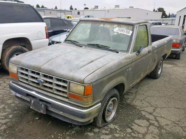 1FTCR10UXMPA11306 - 1991 FORD RANGER SILVER photo 2