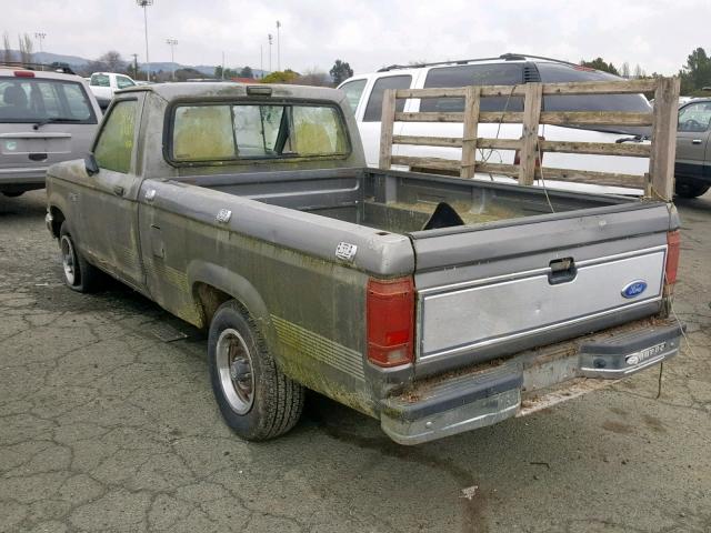 1FTCR10UXMPA11306 - 1991 FORD RANGER SILVER photo 3