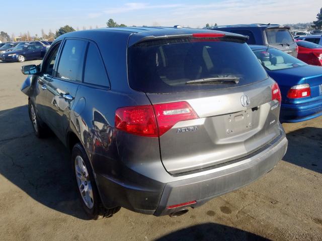 2HNYD28317H504185 - 2007 ACURA MDX TECHNOLOGY  photo 3