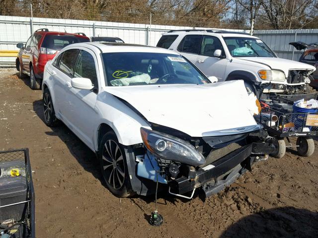 1C3CCBBB2DN516162 - 2013 CHRYSLER 200 TOURIN WHITE photo 1