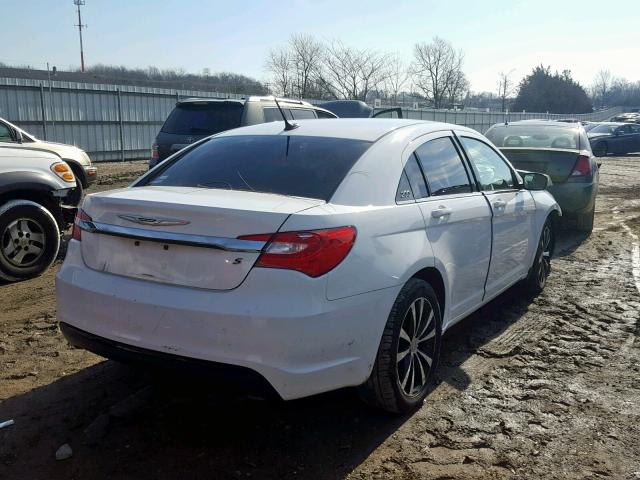 1C3CCBBB2DN516162 - 2013 CHRYSLER 200 TOURIN WHITE photo 4