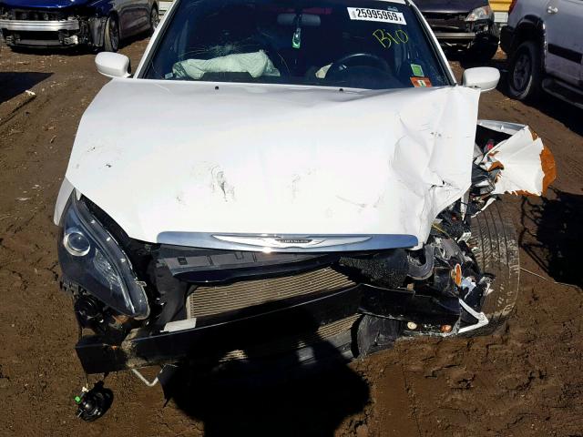 1C3CCBBB2DN516162 - 2013 CHRYSLER 200 TOURIN WHITE photo 7