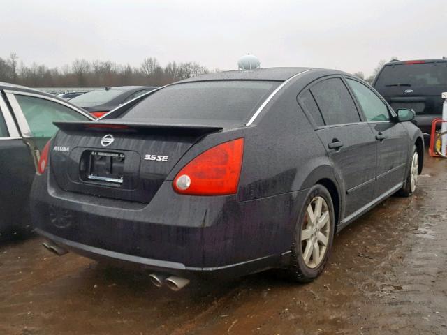 1N4BA41EX8C817970 - 2008 NISSAN MAXIMA SE BLACK photo 4