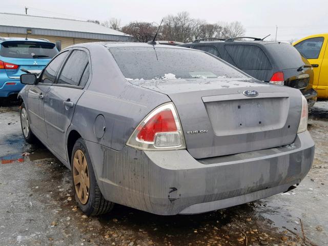 3FAHP06Z77R147064 - 2007 FORD FUSION S GRAY photo 3