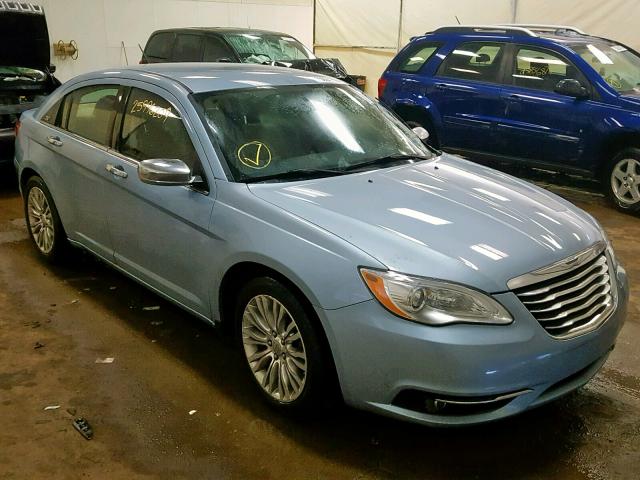 1C3CCBCB3CN304898 - 2012 CHRYSLER 200 LIMITE BLUE photo 1