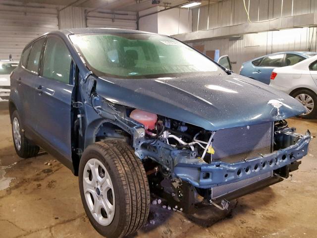 1FMCU0F76JUB99938 - 2018 FORD ESCAPE S BLUE photo 1