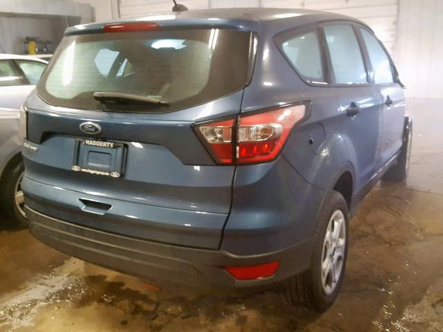 1FMCU0F76JUB99938 - 2018 FORD ESCAPE S BLUE photo 4