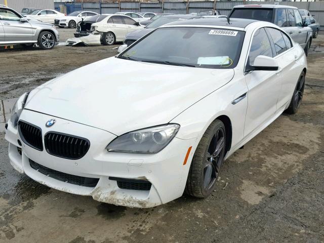 WBA6A0C55DDF14052 - 2013 BMW 640 I WHITE photo 2