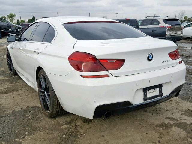 WBA6A0C55DDF14052 - 2013 BMW 640 I WHITE photo 3