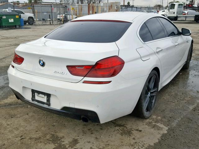 WBA6A0C55DDF14052 - 2013 BMW 640 I WHITE photo 4