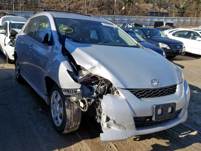 2T1KU40E39C145360 - 2009 TOYOTA COROLLA MA SILVER photo 1