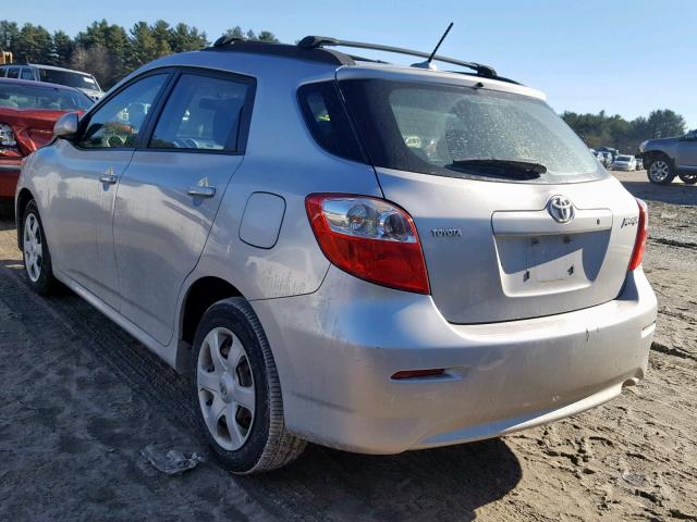 2T1KU40E39C145360 - 2009 TOYOTA COROLLA MA SILVER photo 3