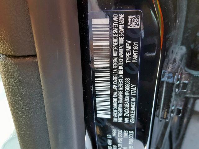 ZACCJBABXHPG09088 - 2017 JEEP RENEGADE S 黑色 照片 10