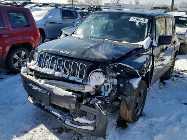 ZACCJBABXHPG09088 - 2017 JEEP RENEGADE S 黑色 照片 2