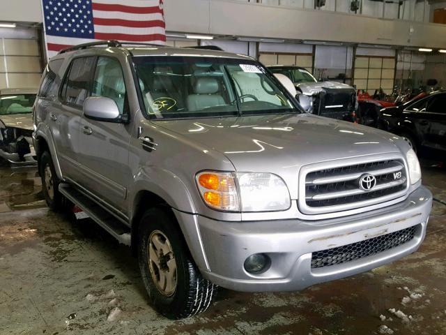 5TDBT48AX1S000963 - 2001 TOYOTA SEQUOIA LI SILVER photo 1