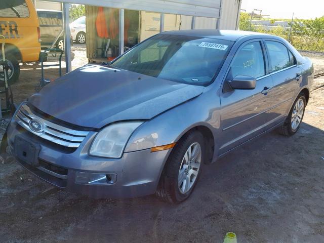 3FAFP08126R241396 - 2006 FORD FUSION SEL GRAY photo 2