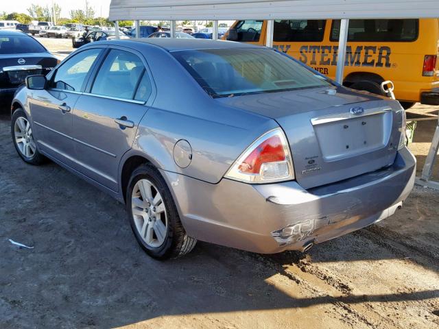 3FAFP08126R241396 - 2006 FORD FUSION SEL GRAY photo 3