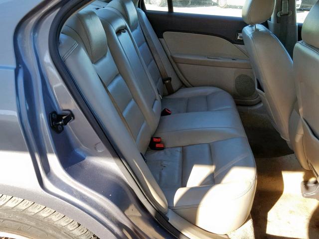 3FAFP08126R241396 - 2006 FORD FUSION SEL GRAY photo 6