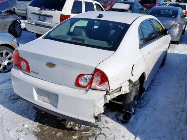 1G1ZA5E02CF372766 - 2012 CHEVROLET MALIBU LS WHITE photo 4