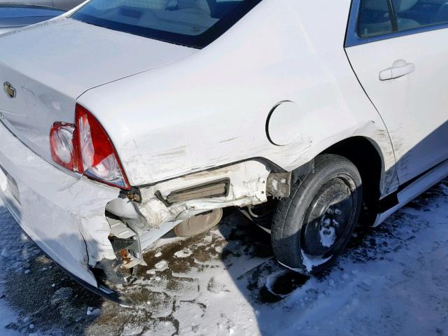 1G1ZA5E02CF372766 - 2012 CHEVROLET MALIBU LS WHITE photo 9
