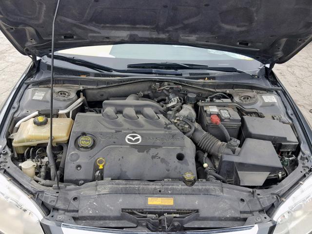 1YVFP82D145N60942 - 2004 MAZDA 6 S GRAY photo 7