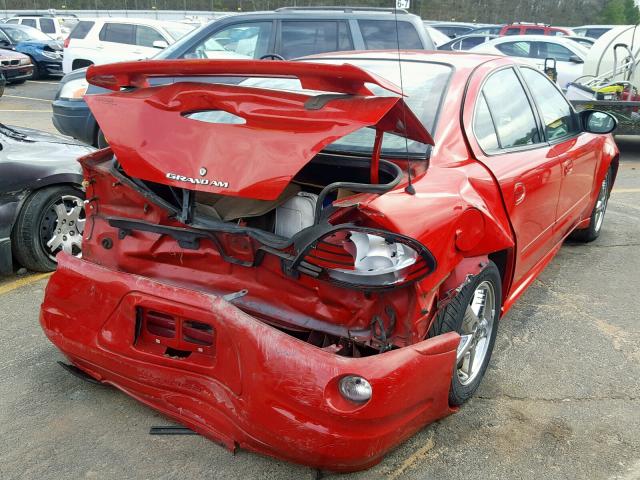 1G2NF52E14M631675 - 2004 PONTIAC GRAND AM S RED photo 4