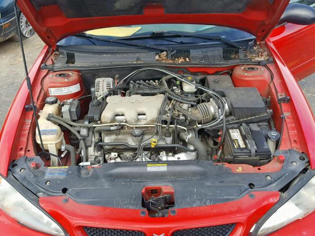 1G2NF52E14M631675 - 2004 PONTIAC GRAND AM S RED photo 7