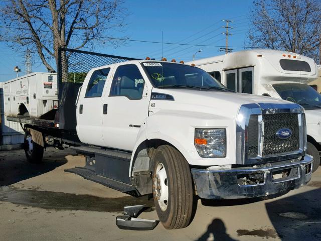 1FDNW6DE0HDB04873 - 2017 FORD F650 SUPER WHITE photo 1