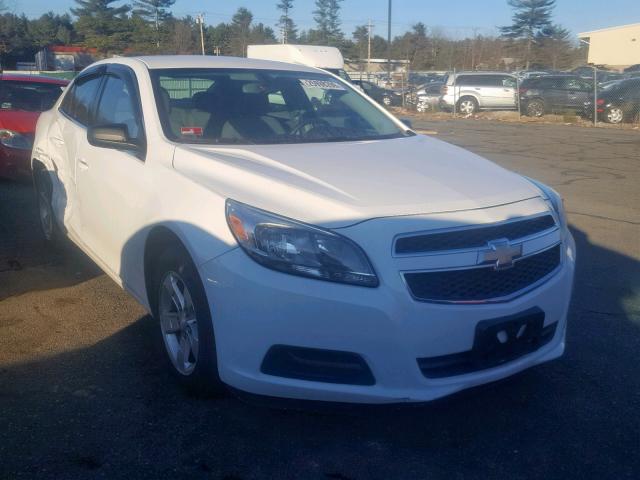 1G11B5SA5DF199088 - 2013 CHEVROLET MALIBU LS WHITE photo 1