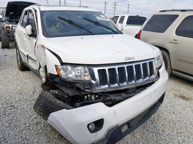 1J4RR4GG8BC595943 - 2011 JEEP GRAND CHER WHITE photo 1