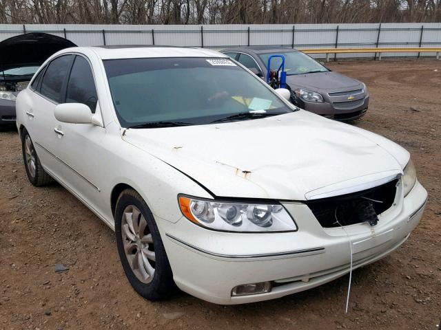 KMHFC46F16A088429 - 2006 HYUNDAI AZERA SE WHITE photo 1