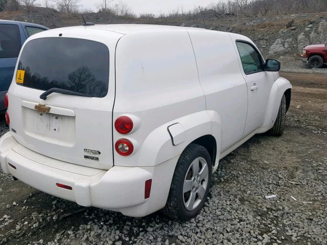 3GCCA85B79S606646 - 2009 CHEVROLET HHR PANEL WHITE photo 4