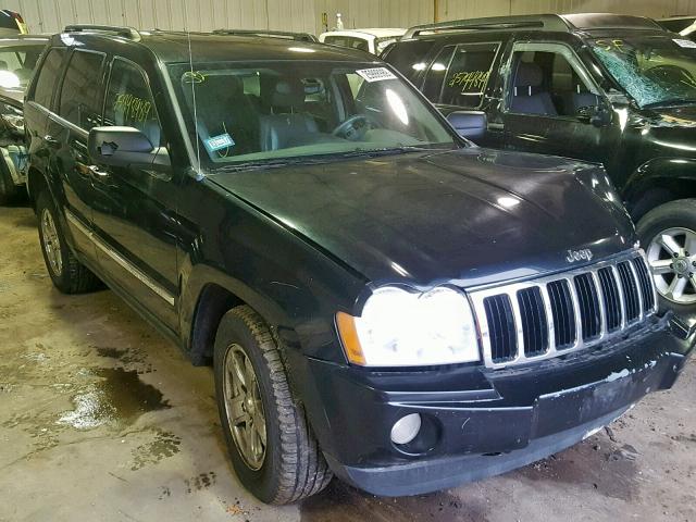 1J8HR58276C315311 - 2006 JEEP GRAND CHER BLACK photo 1