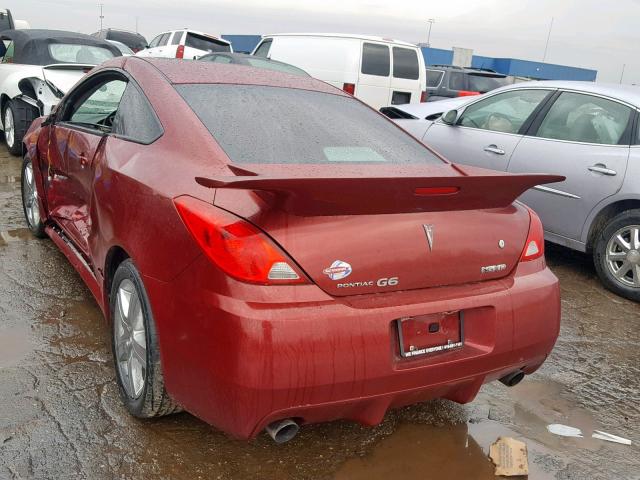 1G2ZM177284206837 - 2008 PONTIAC G6 GXP RED photo 3