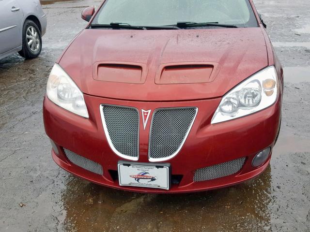 1G2ZM177284206837 - 2008 PONTIAC G6 GXP RED photo 7