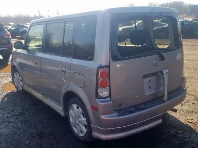 JTLKT334054007339 - 2005 TOYOTA SCION XB 灰色 照片 3