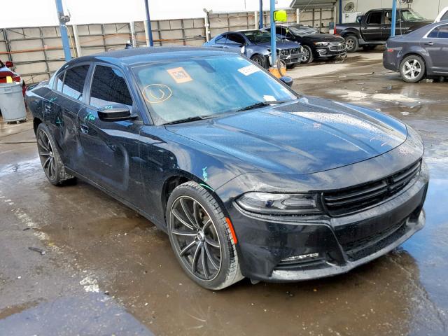 2C3CDXHG2HH528727 - 2017 DODGE CHARGER SX BLACK photo 1