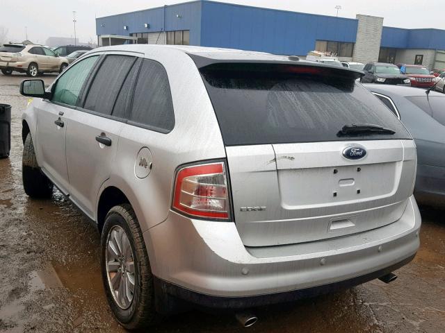 2FMDK3GC1ABA38426 - 2010 FORD EDGE SE SILVER photo 3