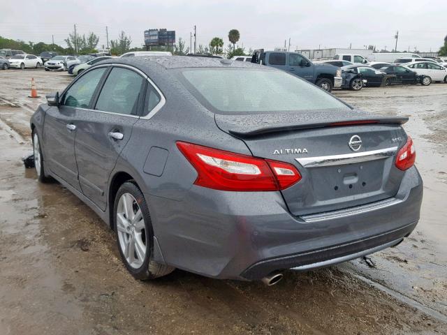 1N4BL3AP7HC225772 - 2017 NISSAN ALTIMA 3.5 GRAY photo 3