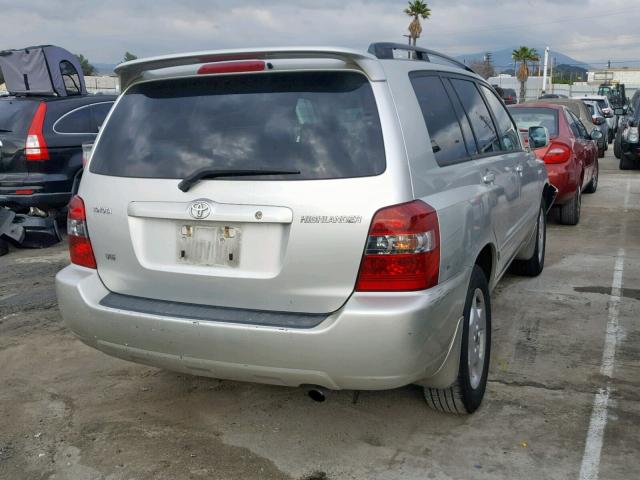 JTEDP21A260100282 - 2006 TOYOTA HIGHLANDER BEIGE photo 4