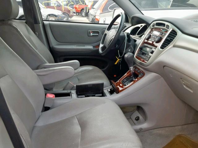 JTEDP21A260100282 - 2006 TOYOTA HIGHLANDER BEIGE photo 5