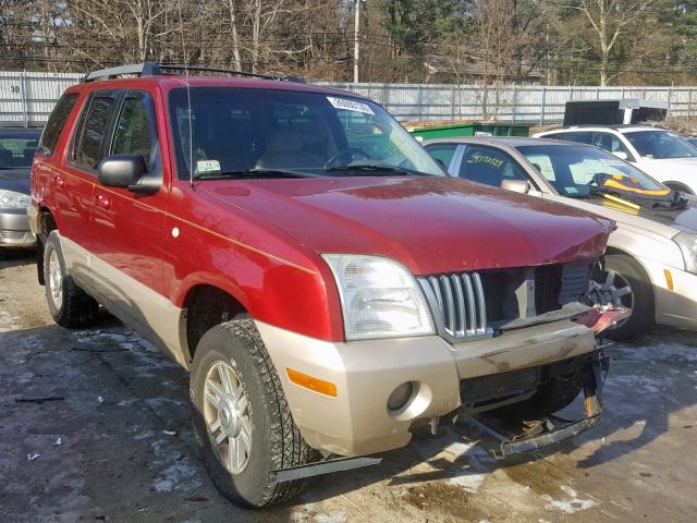 4M2ZU86KX5UJ05125 - 2005 MERCURY MOUNTAINEE RED photo 1