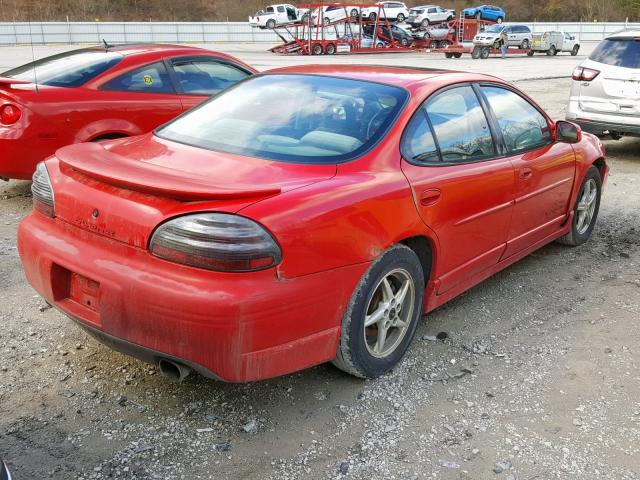 1G2WP52K6YF169468 - 2000 PONTIAC GRAND PRIX RED photo 4