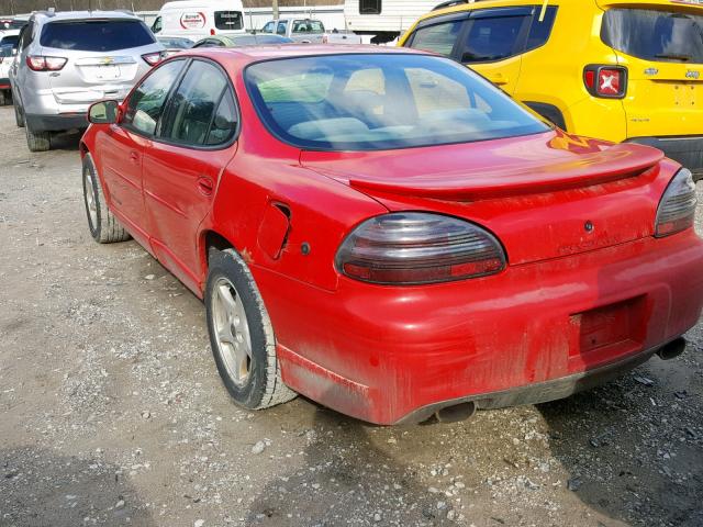 1G2WP52K6YF169468 - 2000 PONTIAC GRAND PRIX RED photo 9