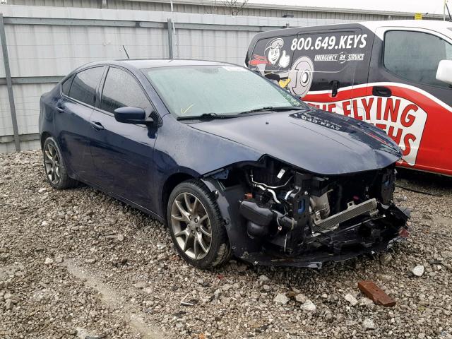 1C3CDFBB4ED913464 - 2014 DODGE DART SXT BLUE photo 1