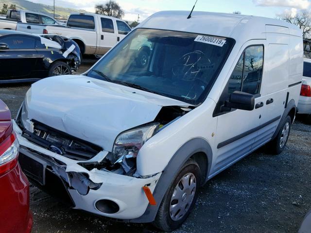 NM0LS7DNXBT044639 - 2011 FORD TRANSIT CO WHITE photo 2