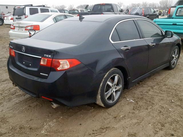 JH4CU2F89DC005940 - 2013 ACURA TSX SE BLACK photo 4